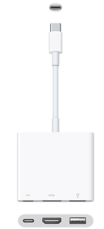 关于 Apple USB-C 数字影音多端口转换器